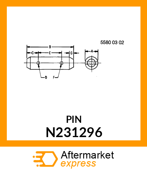 PIN FASTENER, LEVEL N231296