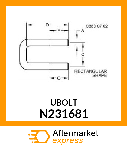 Bolt N231681