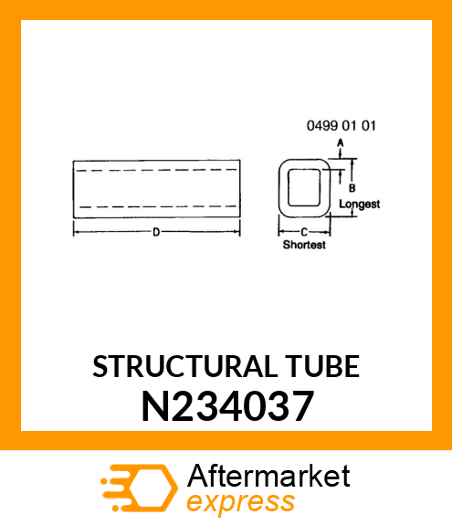 TUBE, CROSS (W) N234037