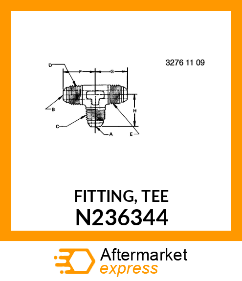 FITTING, TEE N236344