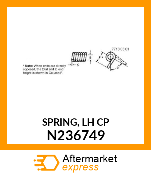 SPRING, LH CP N236749