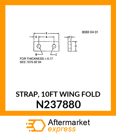 STRAP, 12FT MF N237880