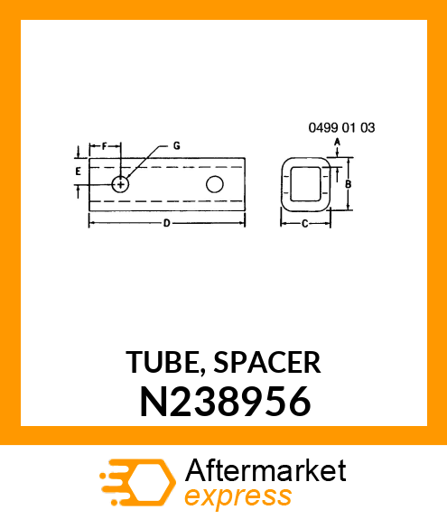 TUBE, SPACER N238956