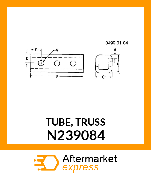 TUBE, TRUSS N239084