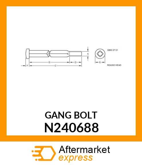 GANG BOLT N240688