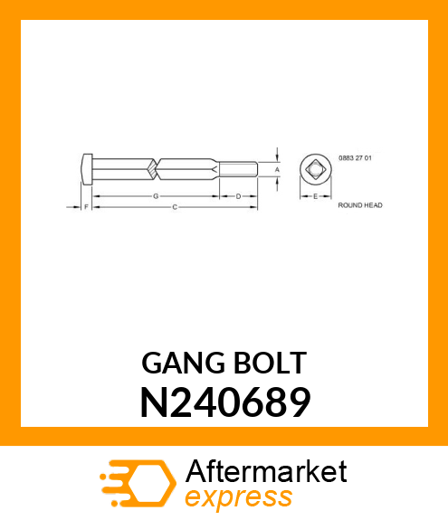 GANG BOLT N240689