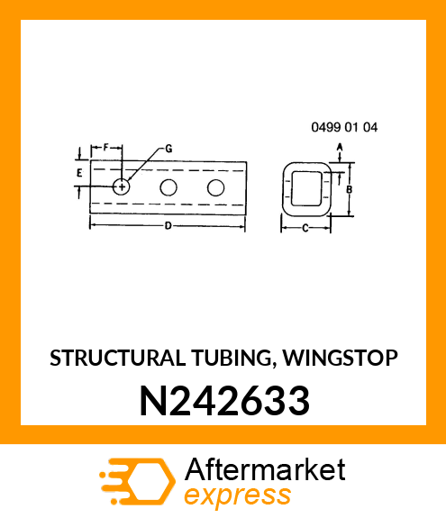 STRUCTURAL TUBING, WINGSTOP N242633