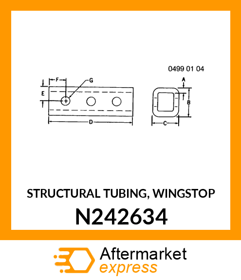 STRUCTURAL TUBING, WINGSTOP N242634