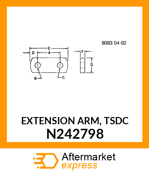 EXTENSION ARM, TSDC N242798