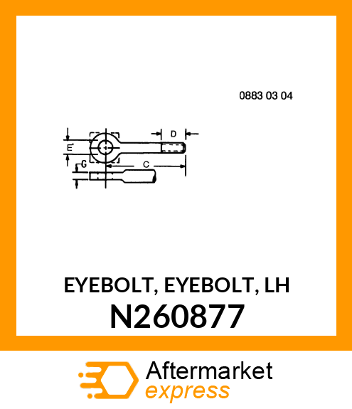 EYEBOLT, EYEBOLT, LH N260877