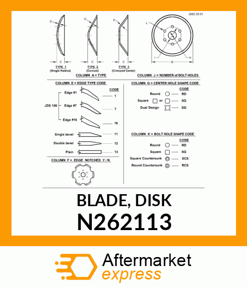 BLADE, DISK N262113