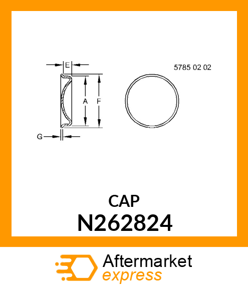 PLUG, CAP N262824