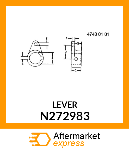 ARM, HEIGHT SENSING N272983