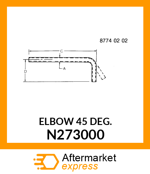 ELBOW 45 DEG. N273000