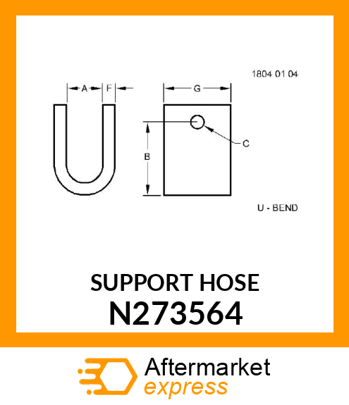 SUPPORT HOSE N273564