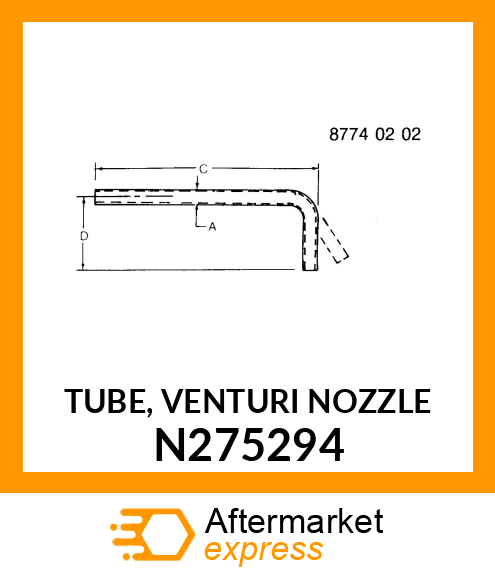 TUBE, VENTURI NOZZLE N275294