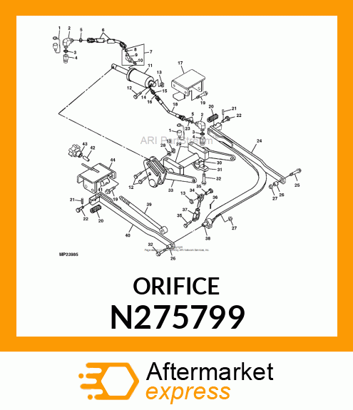 PLATE, ORIFICE N275799