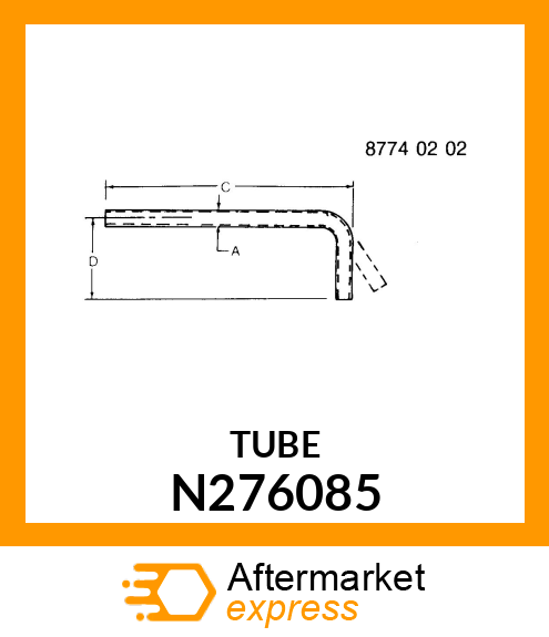 TUBING .250 ID X 3.60, GRN N276085