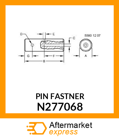 PIN, UNIT LIFT LOWER N277068