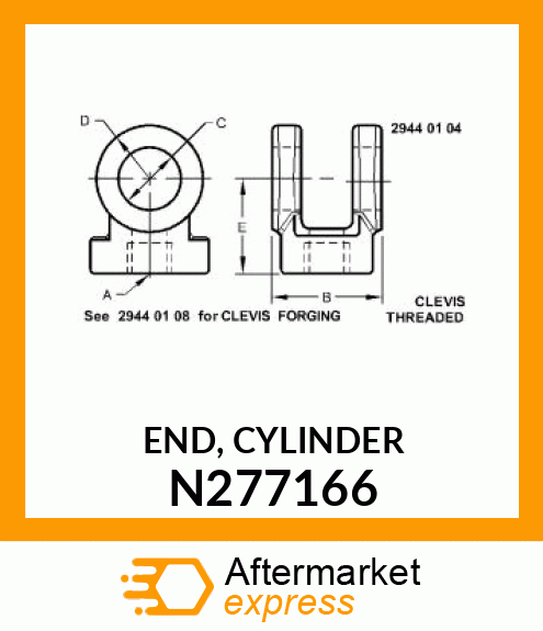 END, CYLINDER N277166