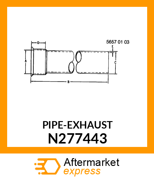 Exhaust Pipe N277443