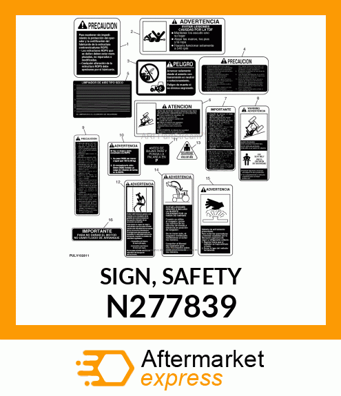 SIGN, SAFETY N277839