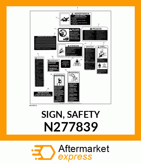 SIGN, SAFETY N277839