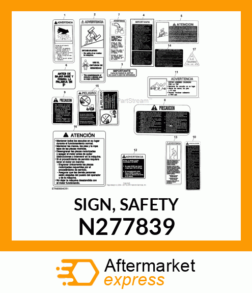 SIGN, SAFETY N277839