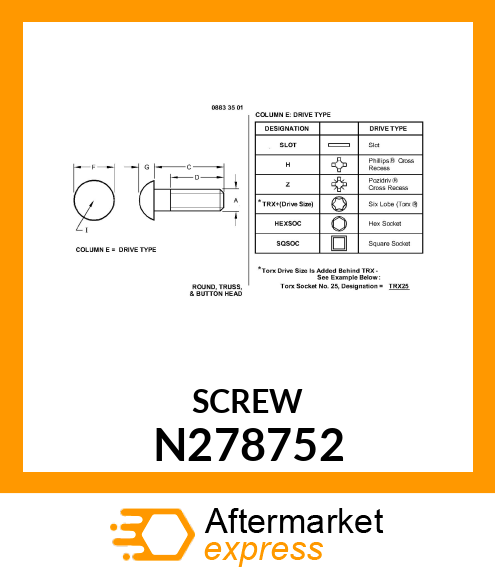 SCREW N278752