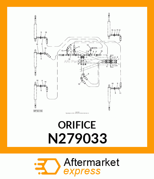 PLATE, ORIFICE N279033