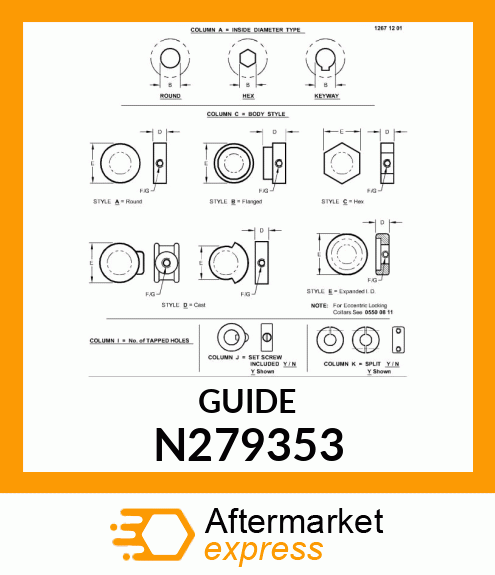 COLLAR, DUCT PIPE N279353