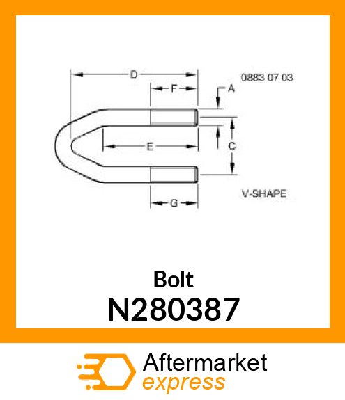 Bolt N280387