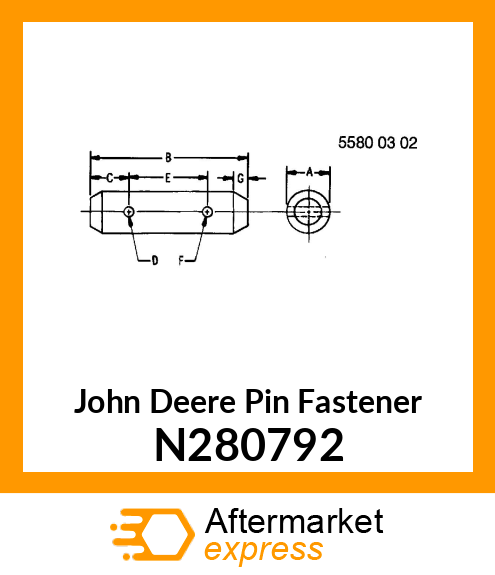 SHAFT, AXLE N280792