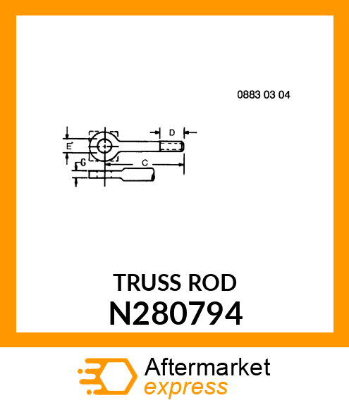 TRUSS ROD N280794