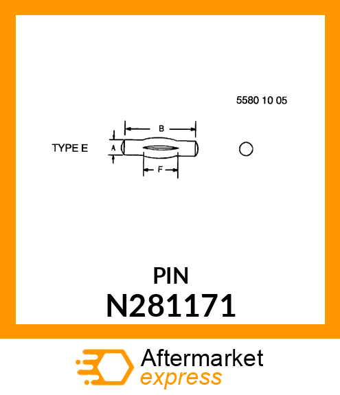 PIN, GROOVE N281171