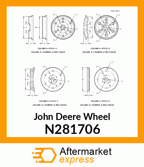 WHEEL, 10 INCH N281706