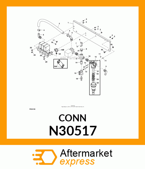 FITTING,REDUCING NIPPLE,1/8 N30517