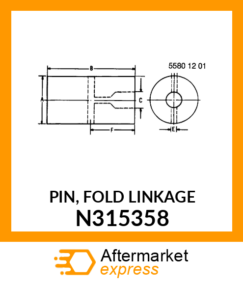 PIN, FOLD LINKAGE N315358