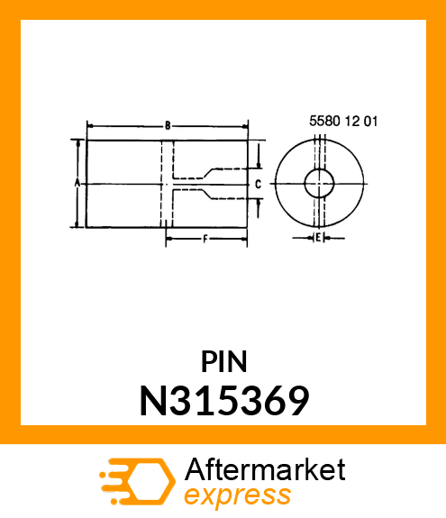 PIN, FOLD LINKAGE N315369