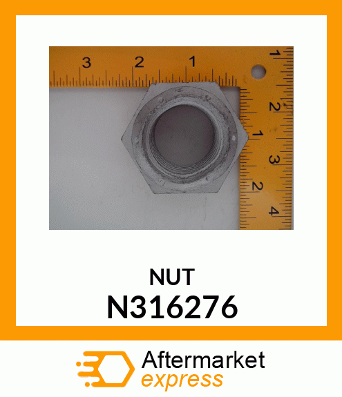 HEX COLLAR LOCK NUT, 1.25" N316276