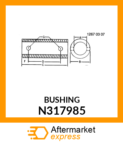 ROLLER, INNER WING HINGE N317985