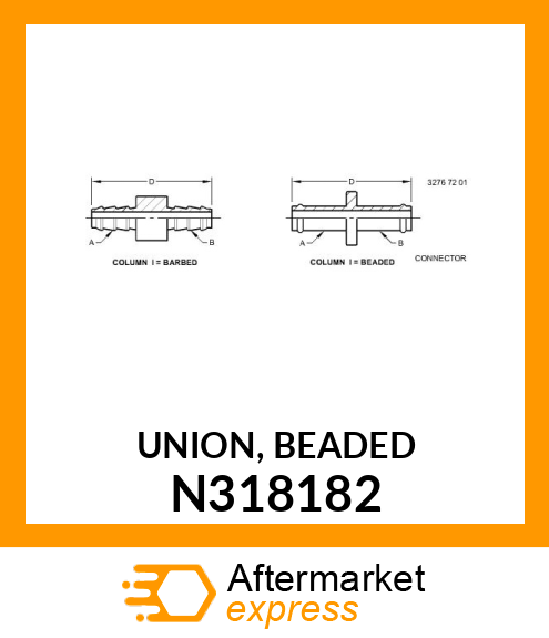 UNION, BEADED N318182