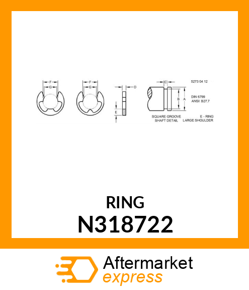 RING, RETAINING N318722