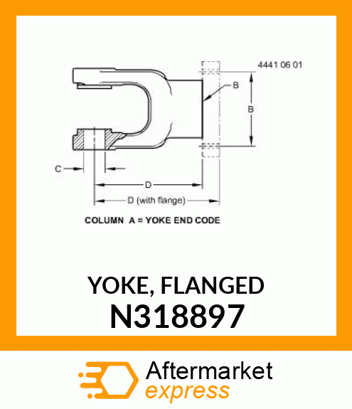 YOKE, FLANGED N318897