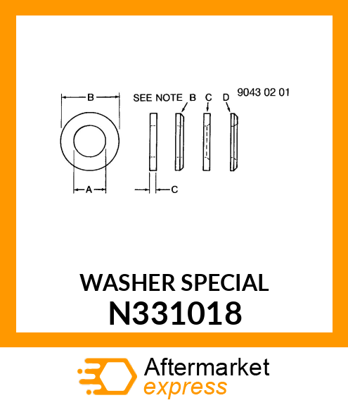 WASHER SPECIAL N331018