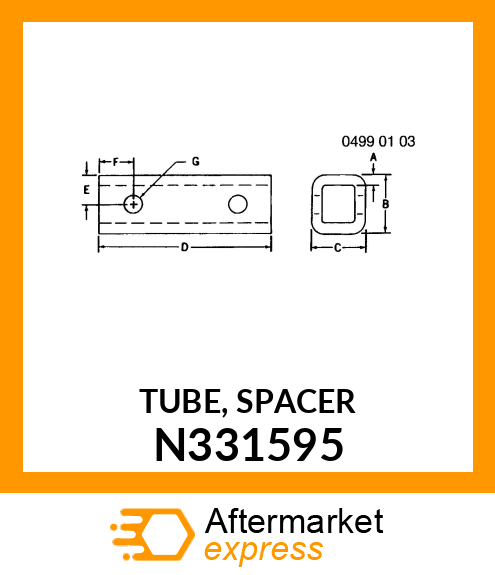 TUBE, SPACER N331595