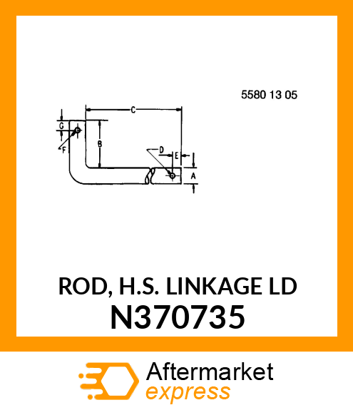 ROD, H.S. LINKAGE LD N370735