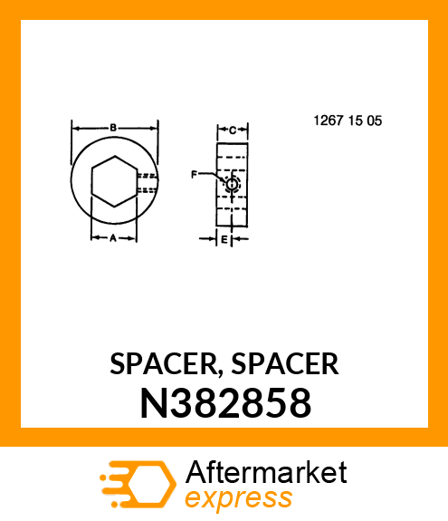 SPACER, SPACER N382858