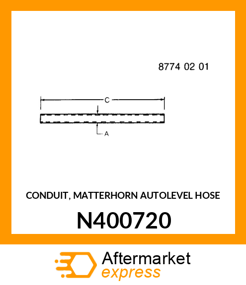 CONDUIT, MATTERHORN AUTOLEVEL HOSE N400720