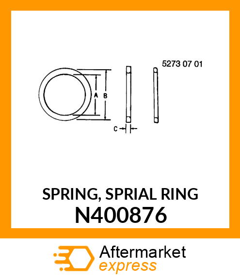 SPRING, SPRIAL RING N400876